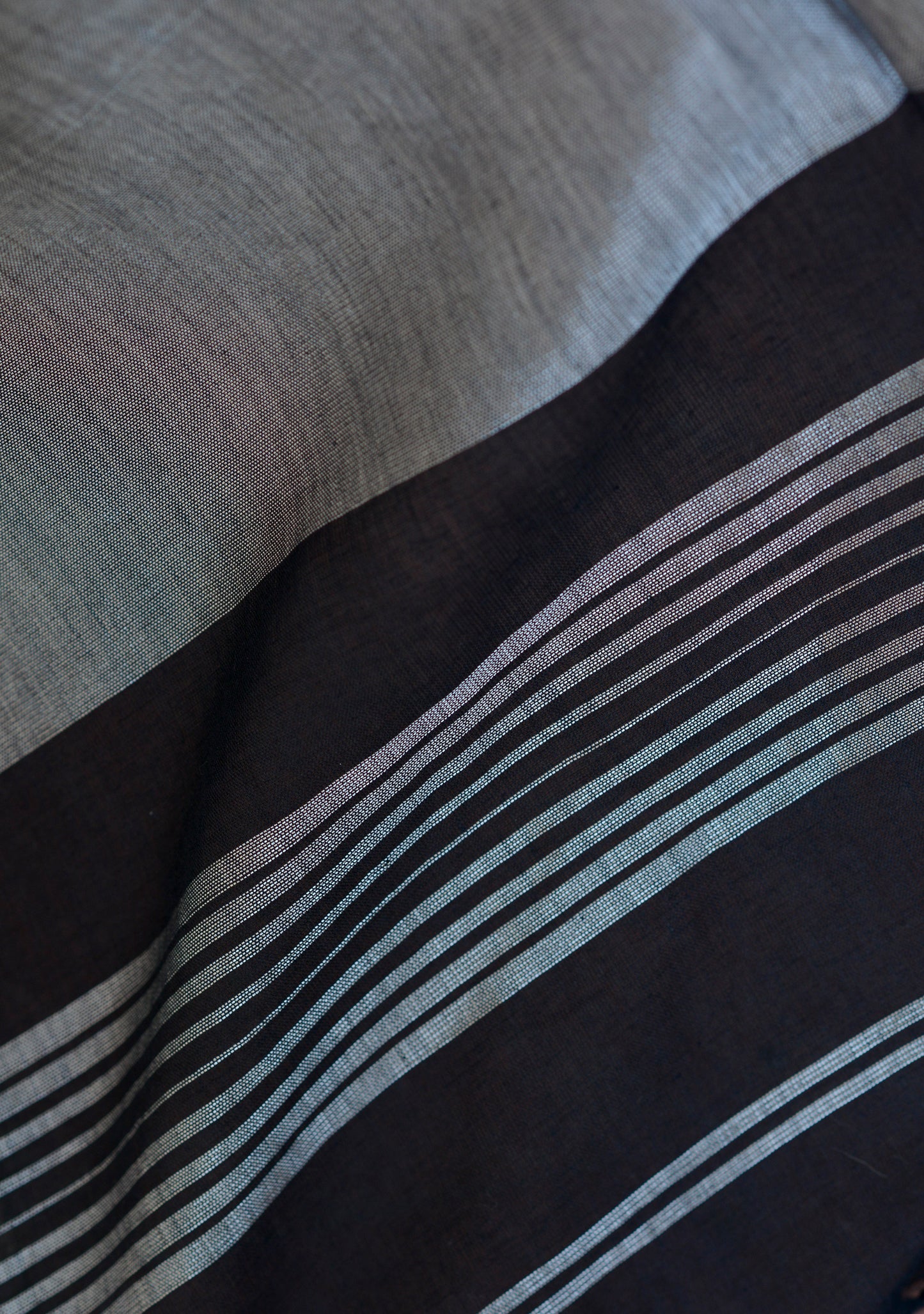 Black and Silver - Light Weight Cotton Saree