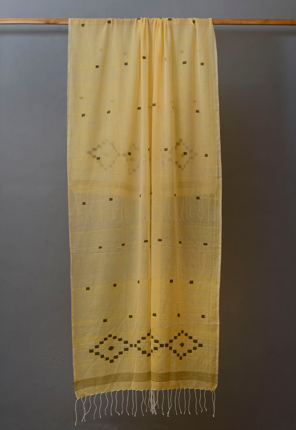 Yellow Jamdani Dupatta