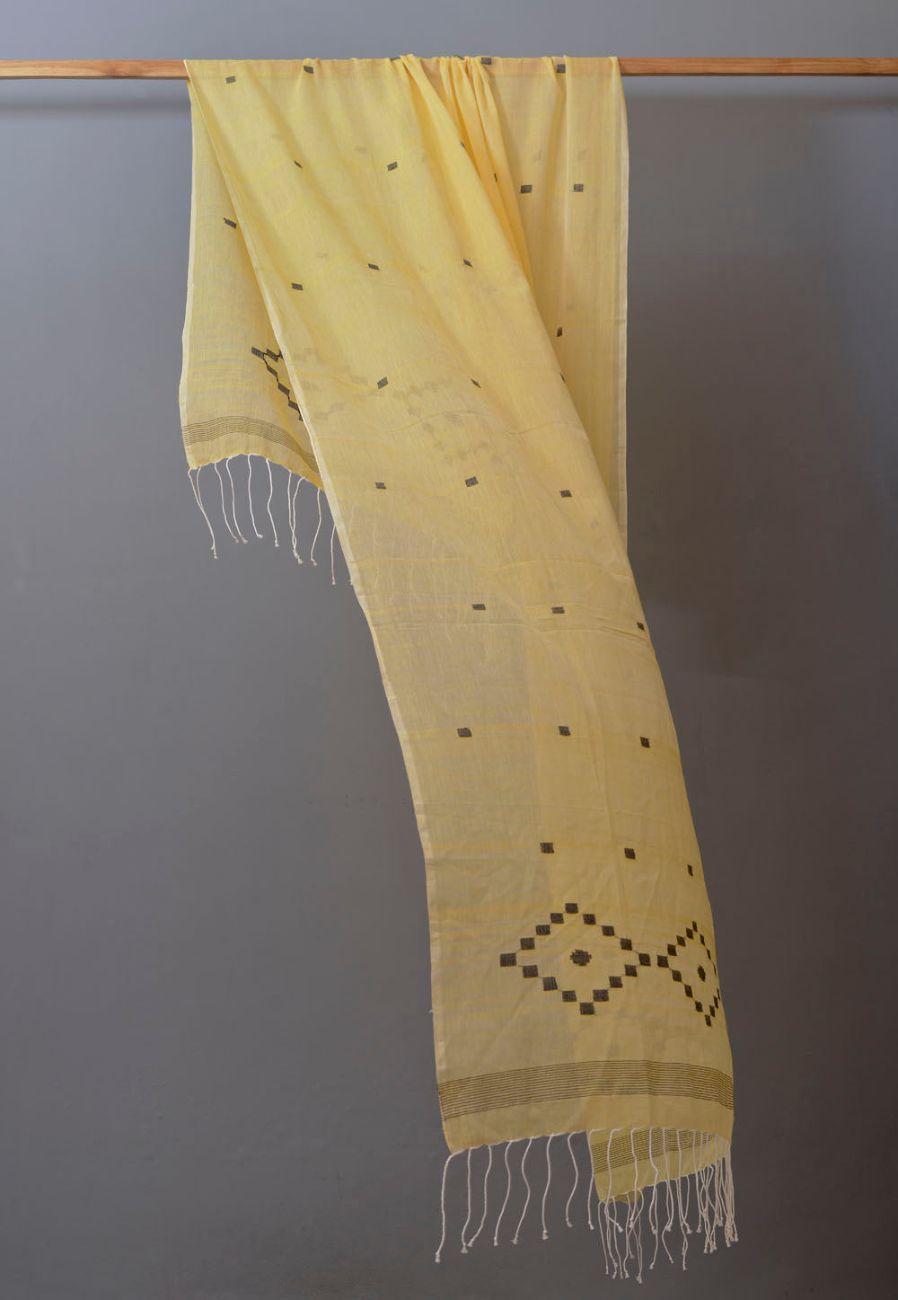 Yellow Jamdani Dupatta