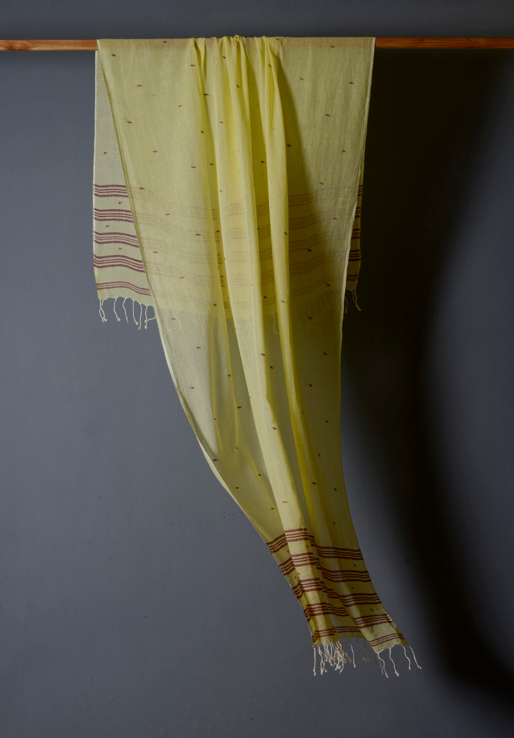 Light Yellow Jamdani Dupatta