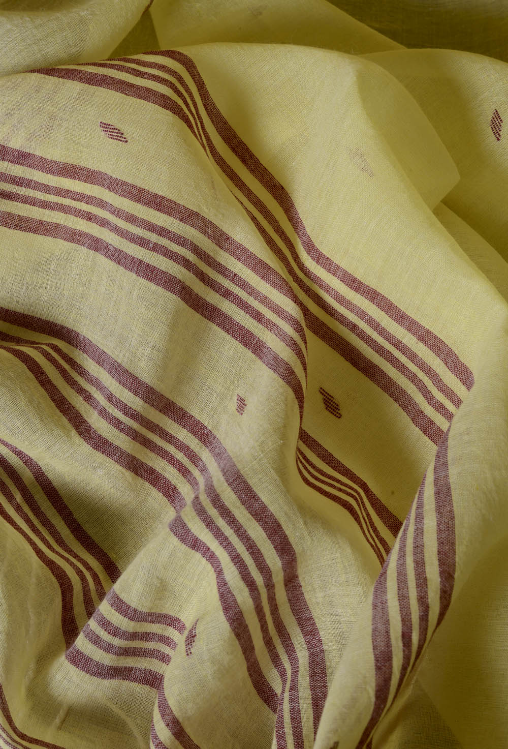 Light Yellow Jamdani Dupatta
