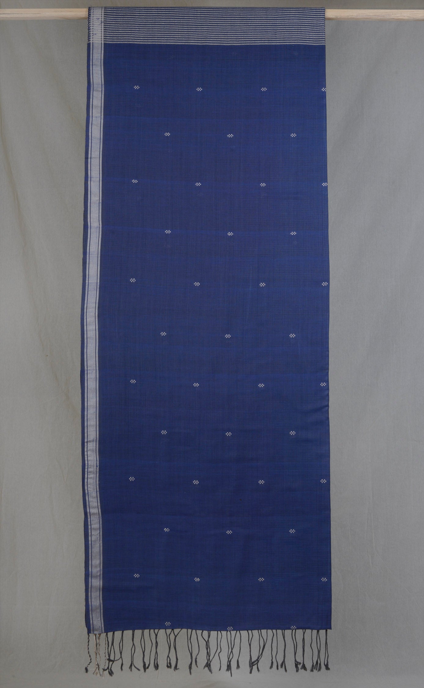 Handwoven Lines Bawanbooti Saree