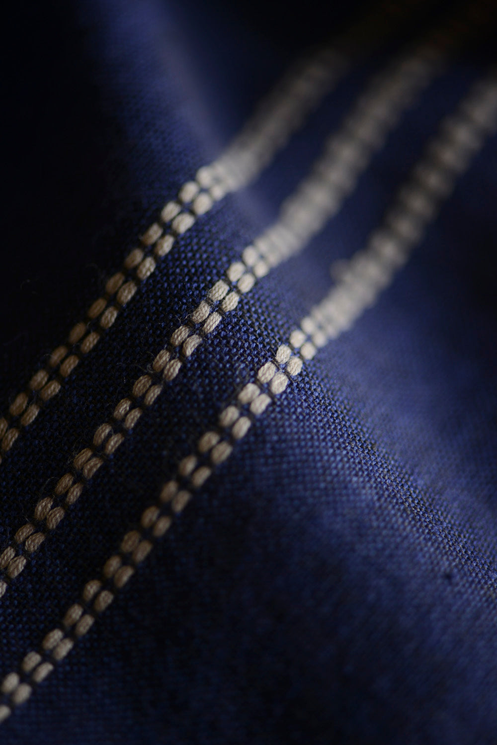 Handwoven Lines Bawanbooti Saree