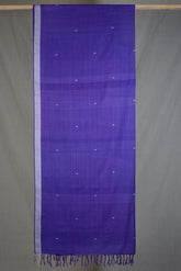Handwoven Purple Bawanbooti Saree