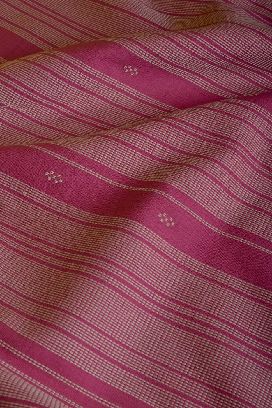 Handwoven Line Bawanbooti Saree