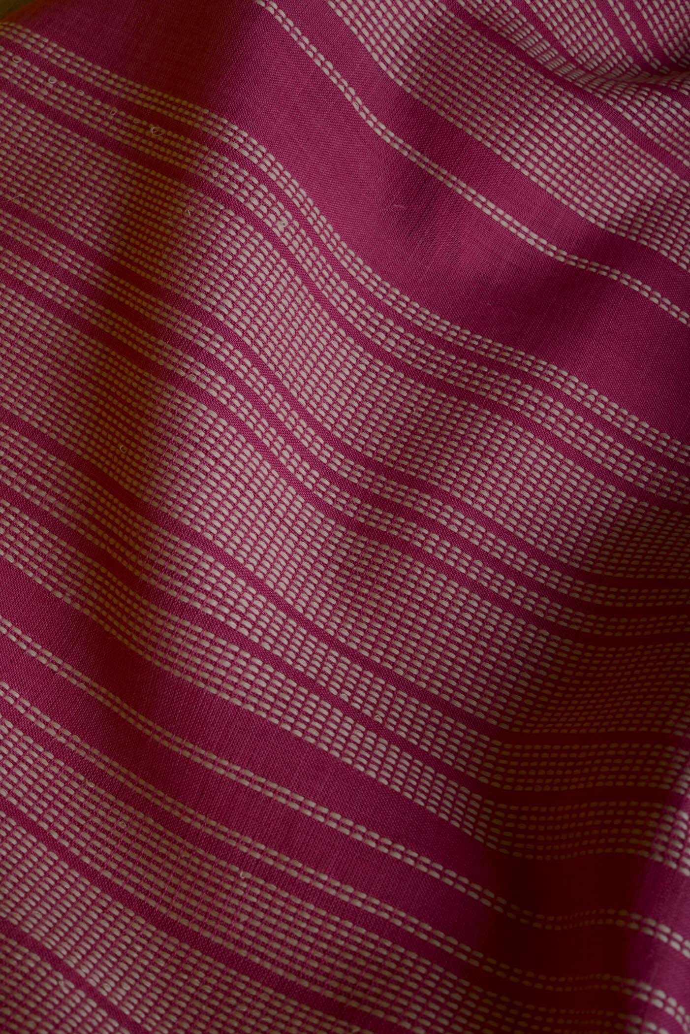 Handwoven Line Bawanbooti Saree