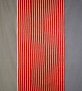 STRIPES Hand Block Printed Cotton Saree