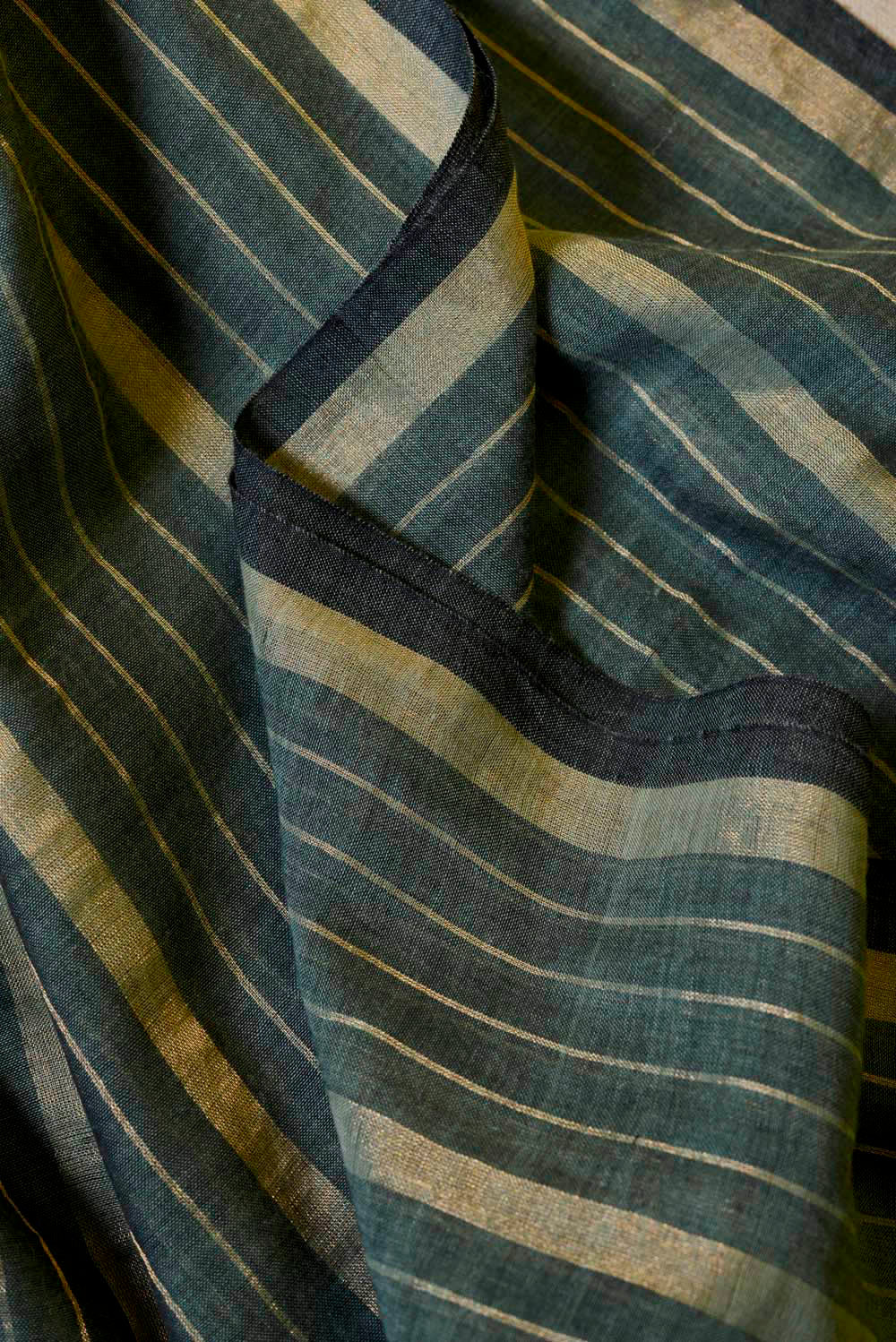 Laurel Colour Gold Zari Stripes