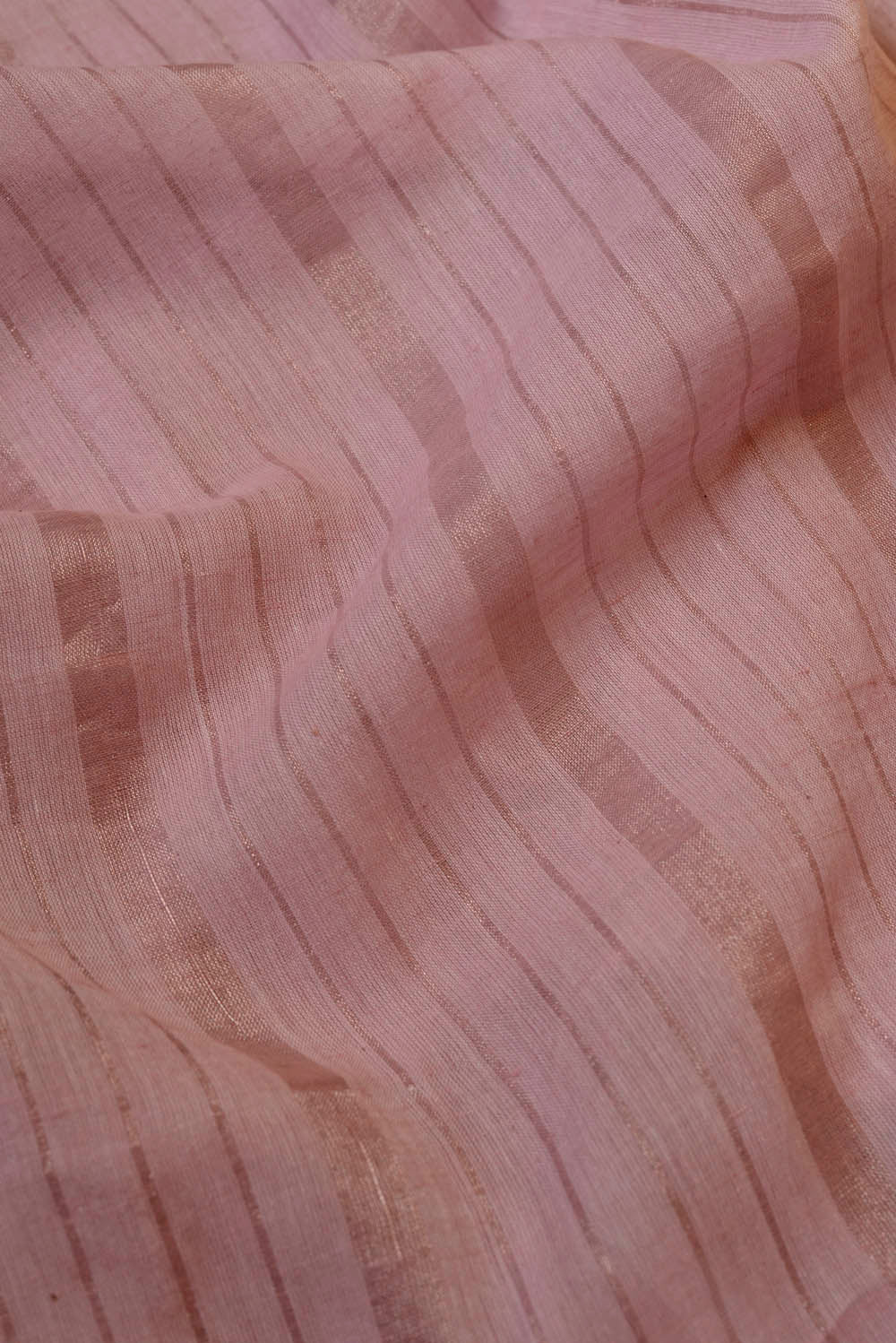 Lilac Gold Zari Stripes