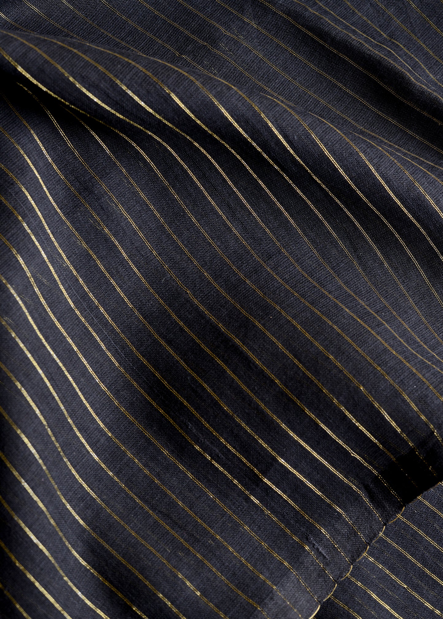 Black Zari Lines Saree