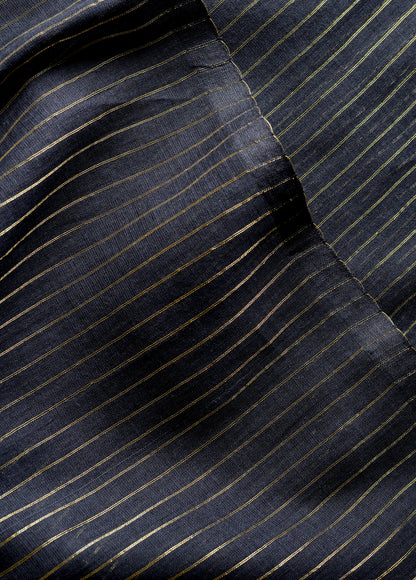 Black Zari Lines Saree