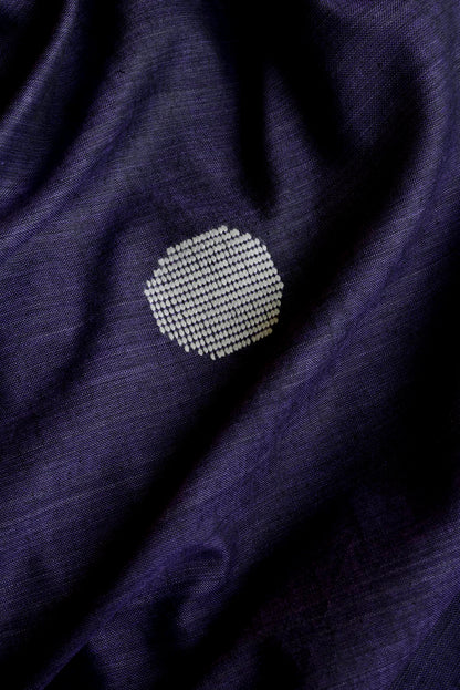 Handwoven Polka Dot Bawanbooti Saree