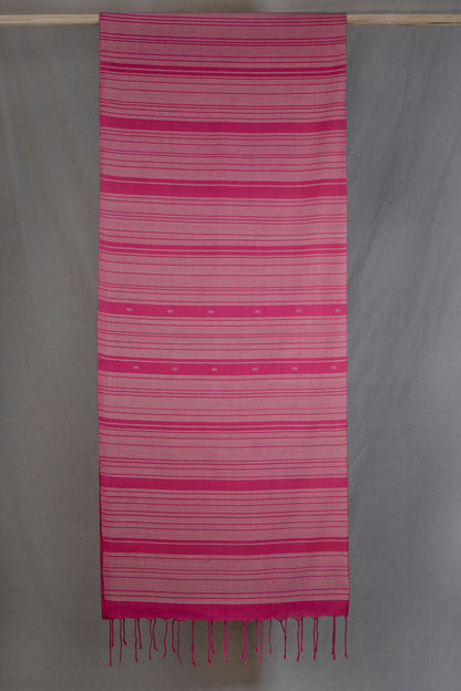 Handwoven Line Bawanbooti Saree