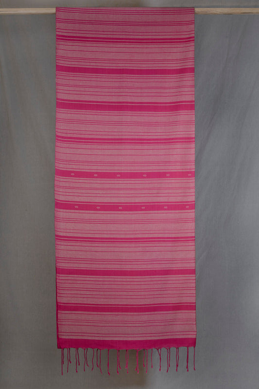 Handwoven Line Bawanbooti Saree