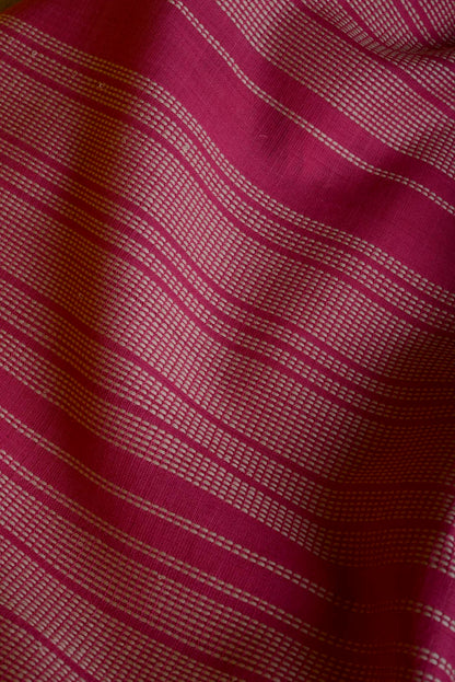 Handwoven Line Bawanbooti Saree