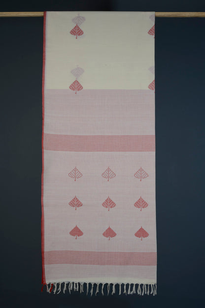 Handwoven Leaves Bawanbooti Saree