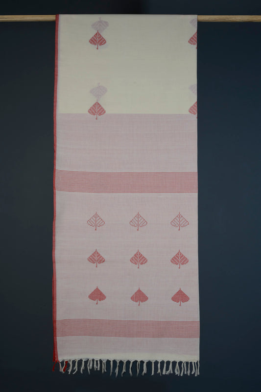 Handwoven Leaves Bawanbooti Saree