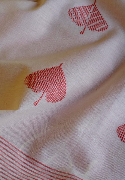Handwoven Leaves Bawanbooti Saree