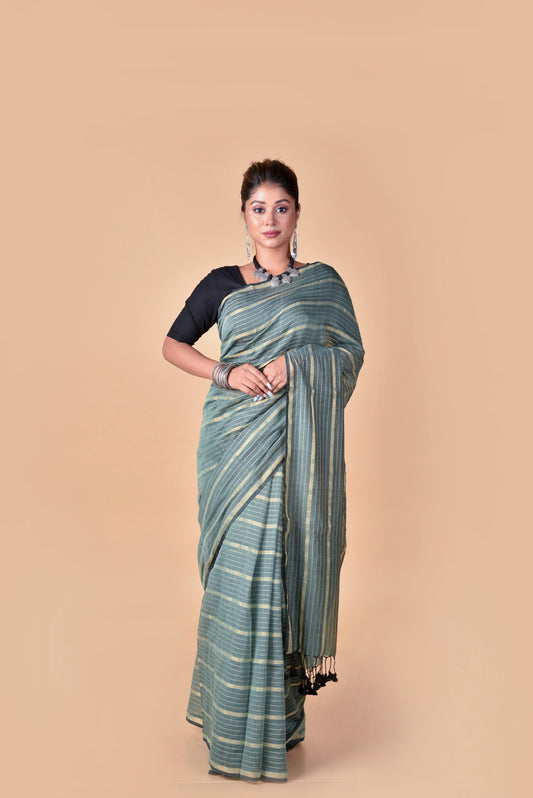 Laurel Colour Gold Zari Stripes