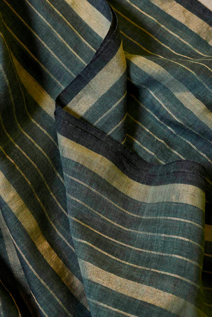 Laurel Colour Gold Zari Stripes