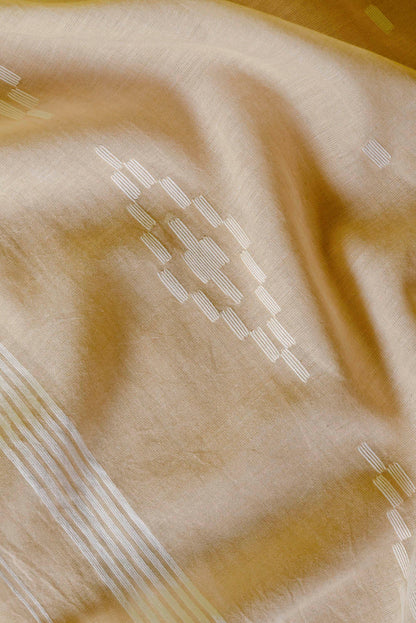 Handwoven Light Beige Jamdani Saree