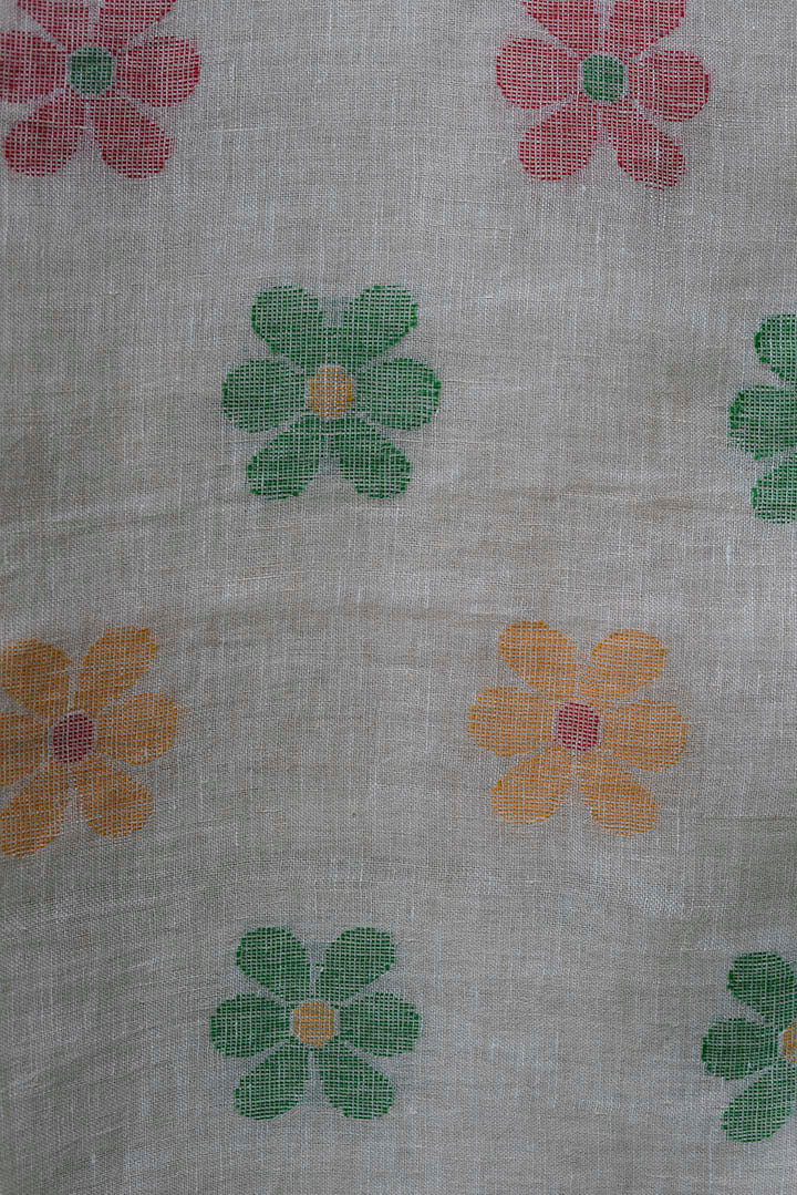 Linen Jamdani