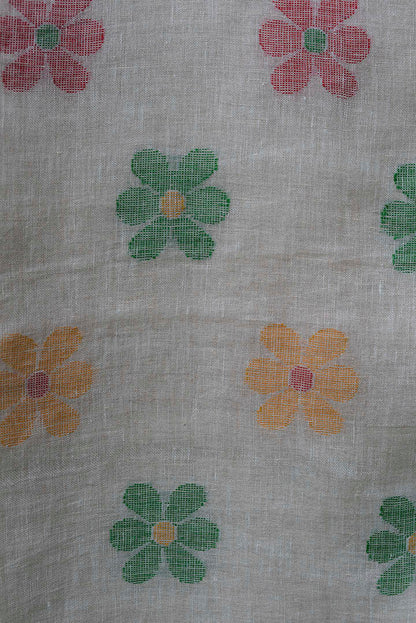 Linen Jamdani