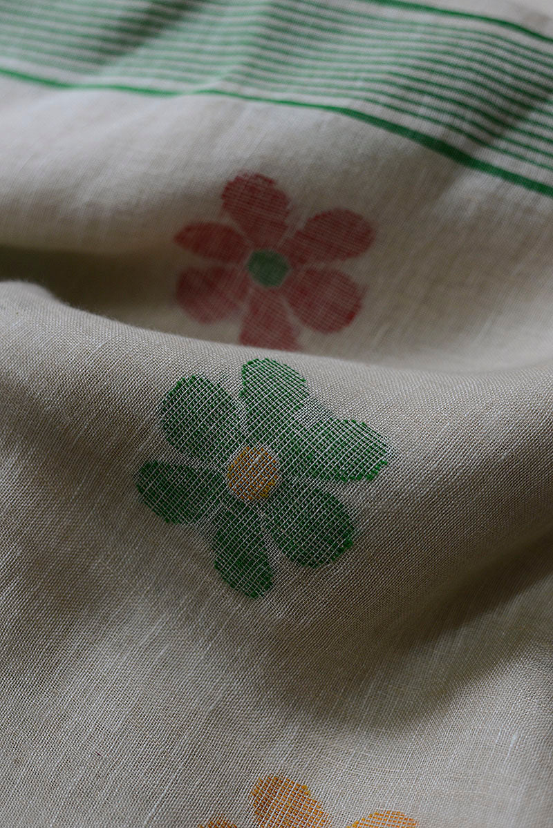 Linen Jamdani